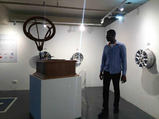 Nwobu Emeka Johnbosco at the 2019 Philippines Art Fair